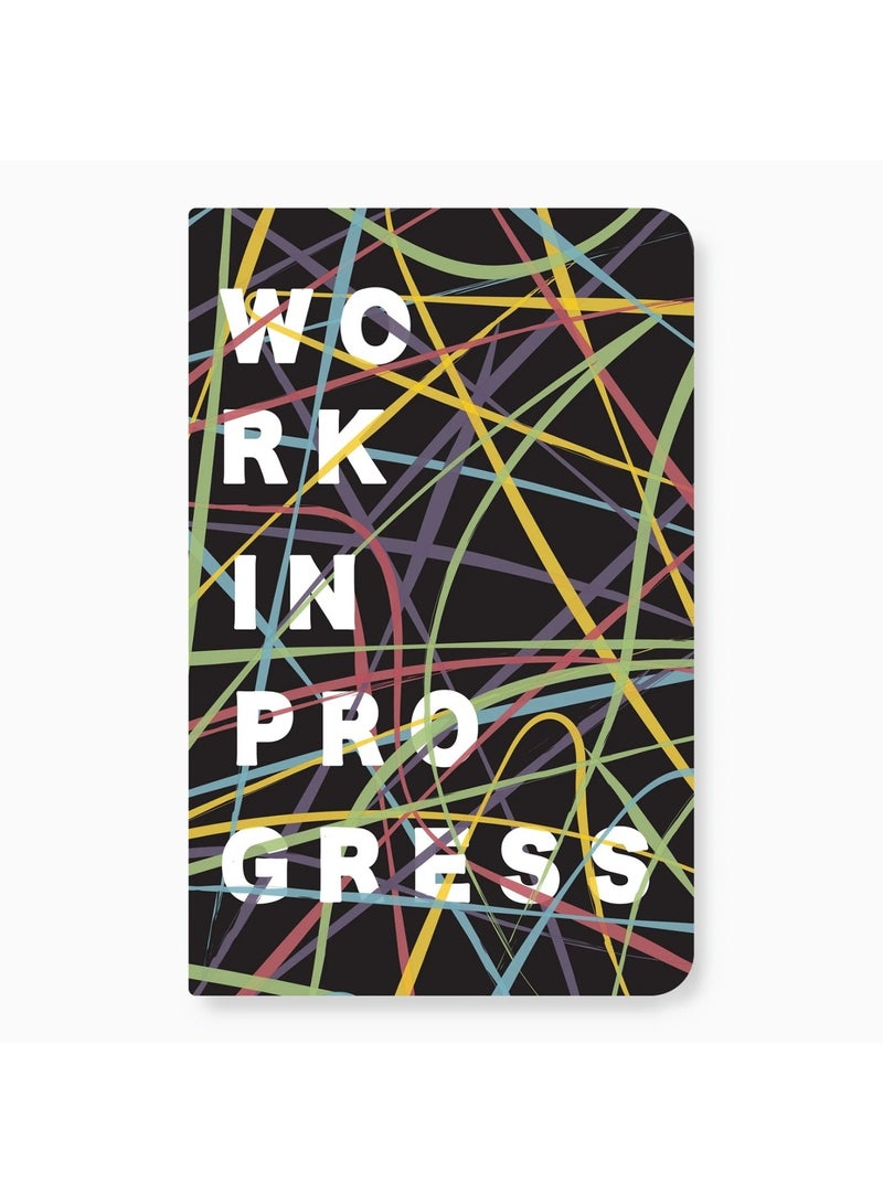 FACTOR NOTES دفتر ملاحظات مقاس A5 مغلف ناعم مع خطوط بسماكة 90 جرام و 160 صفحة - Image 4